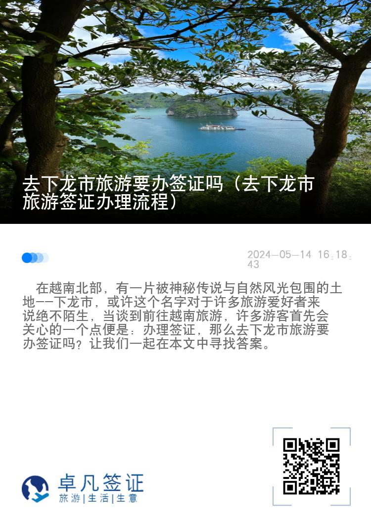 去下龙市旅游要办签证吗（去下龙市旅游签证办理流程）